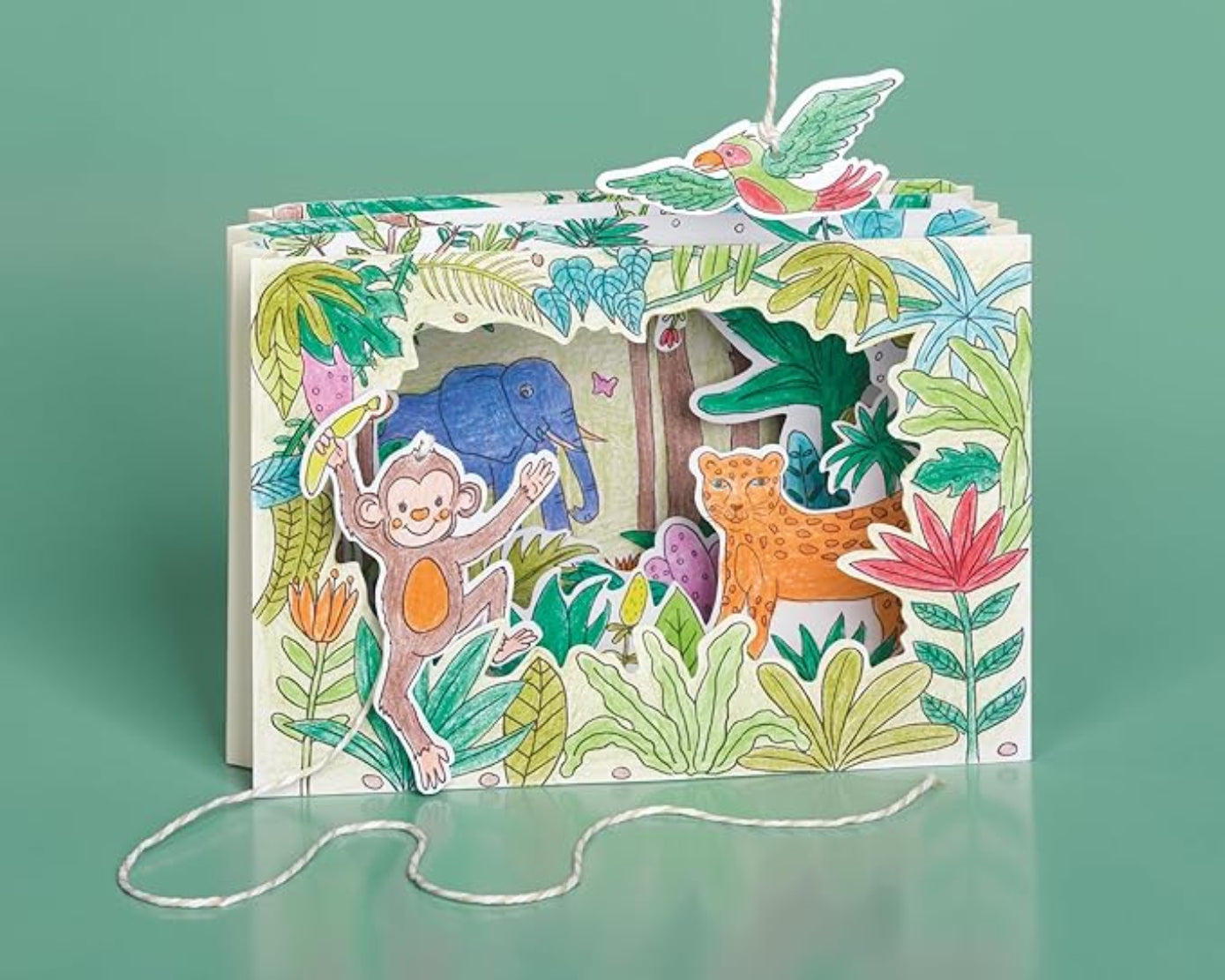 HEYDA Karton-Theater Jungle – Basteln & Spielen ab 5 Jahren