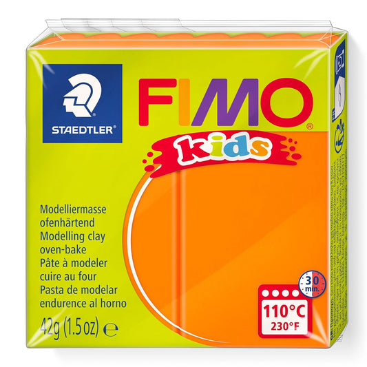 FIMO kids Modelliermasse Orange 42g - Weich & Kreativ