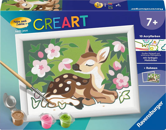 Ravensburger CREART Malen nach Zahlen – Kleines Reh