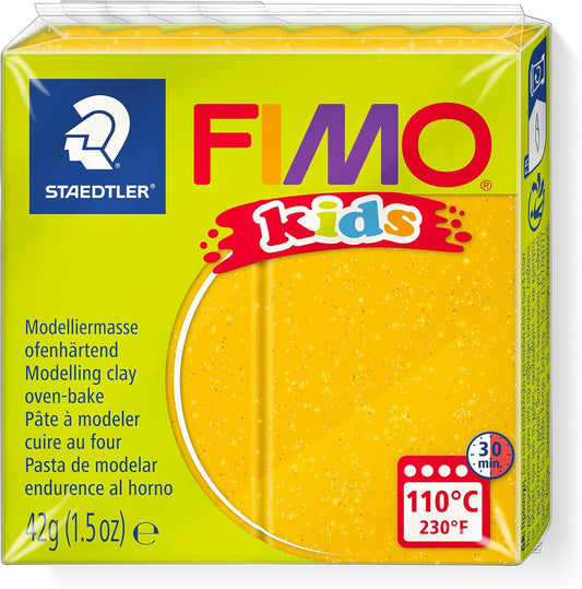 FIMO kids Modelliermasse Gold Glitter 42g - Kreativ-Spaß