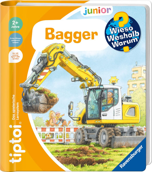 Ravensburger tiptoi WWW junior Bagger – Sachbuch ab 2 Jahren