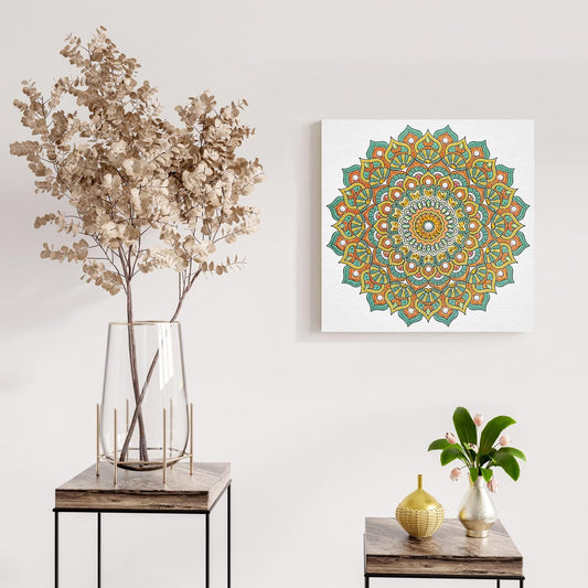 Diamond Painting Mandala Set - Kreativ-Set mit Acrylsteinen 30x30cm