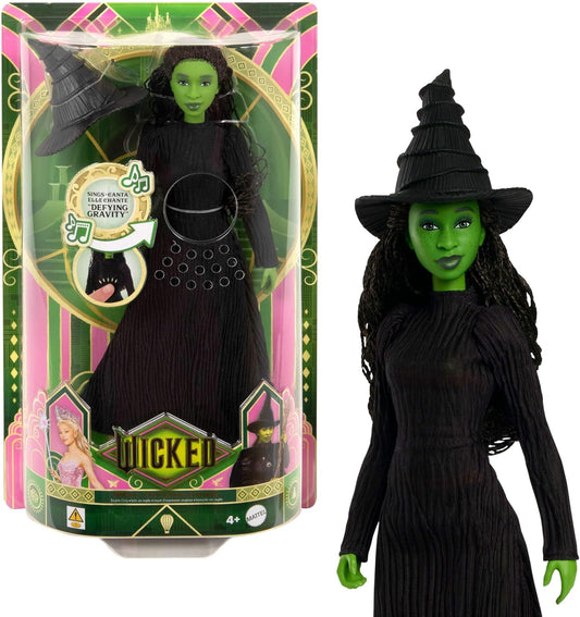 MATTEL Wicked Singende Elphaba Puppe mit Musik & abnehmbarem Kleid