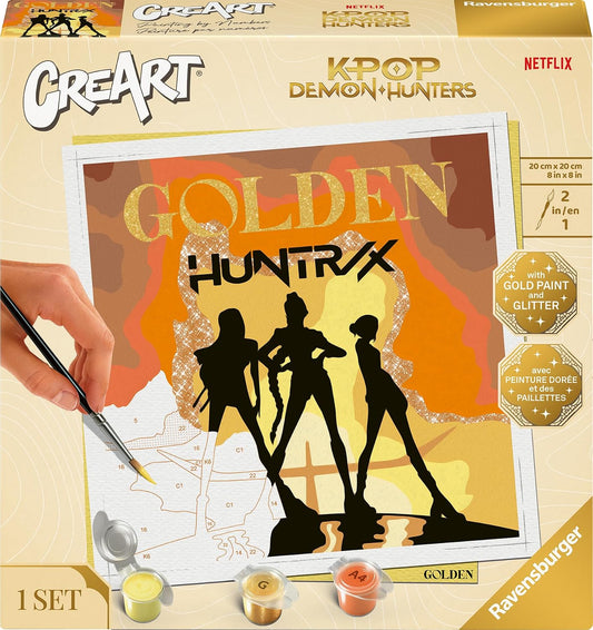 Ravensburger CreArt Golden KPop Demon Hunters – Malen nach Zahlen