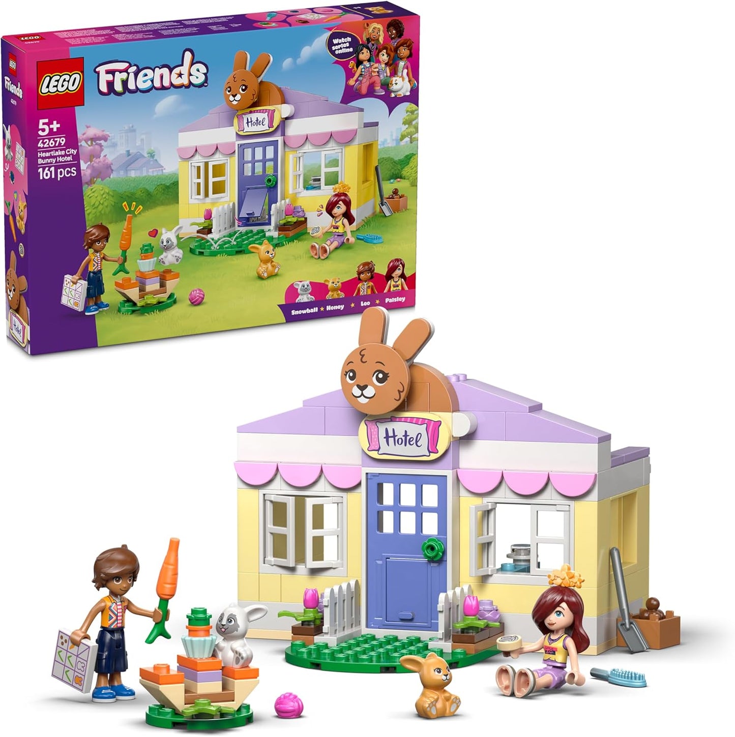 LEGO Friends Heartlake City Hasenhotel - Spielzeug ab 5 Jahren