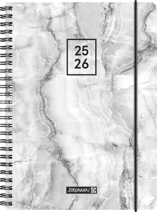 Premium Schülerkalender 2025/2026 - 18 Monate Planer mit Wire-O-Bindung