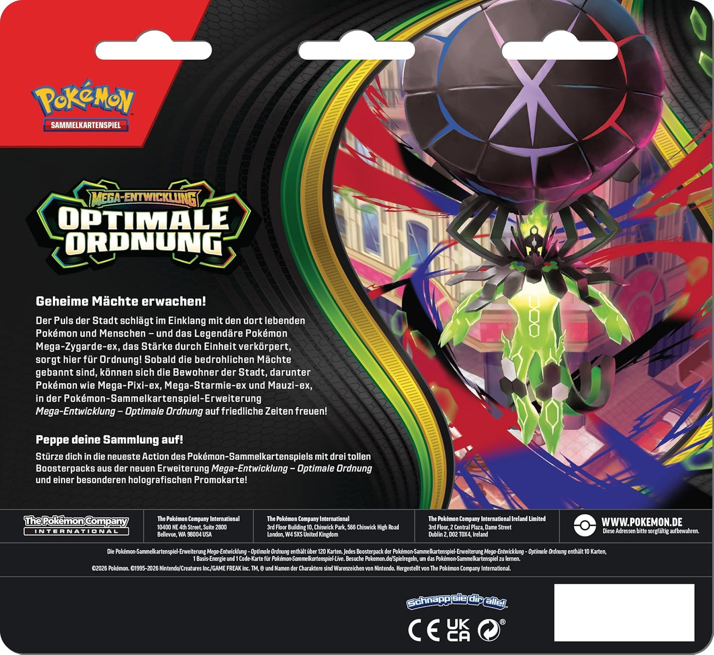 Pokémon TCG – Mega-Entwicklung 3-Pack Blister (DE)