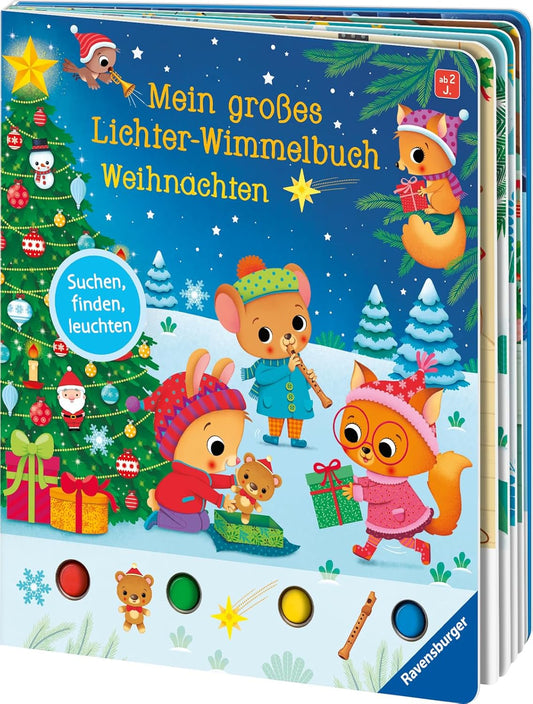 Lichter-Wimmelbuch: Weihnachten