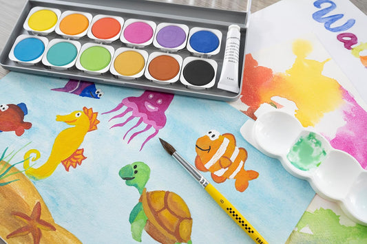 Eberhard Faber Deckfarbkasten Winner 12 Farben