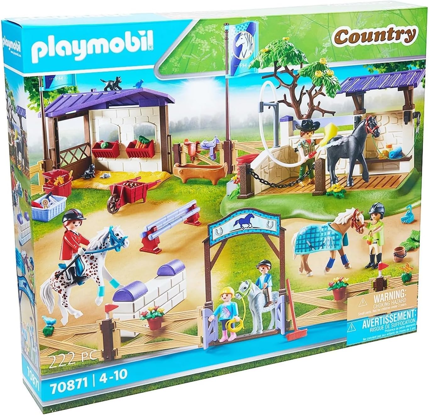 PLAYMOBIL Country Reitturnier mit Pferdewaschplatz 70871