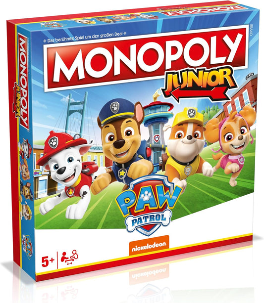 Monopoly Junior Paw Patrol Brettspiel ab 5 Jahren