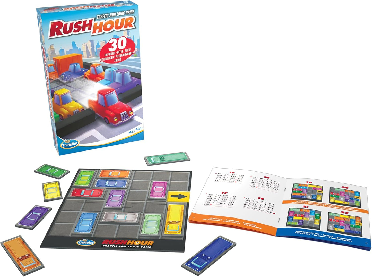 ThinkFun Rush Hour Bring-Along – Logikspiel für unterwegs