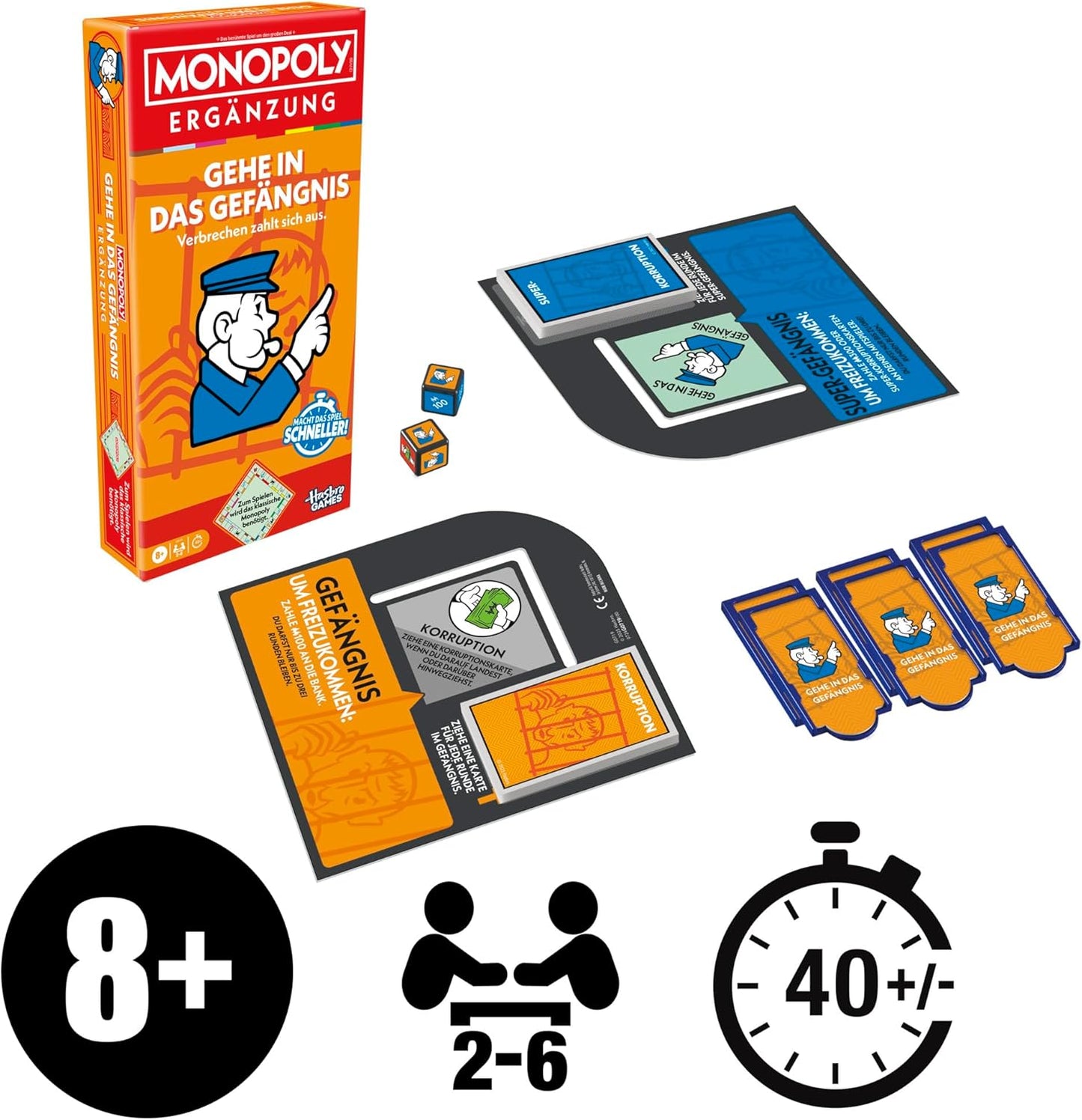 Monopoly Gehe in das Gefängnis - Ergänzungsset Hasbro