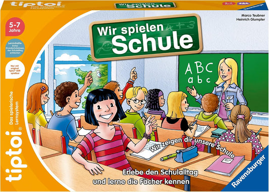 Ravensburger tiptoi Wir spielen Schule – Lernspiel, 5–7 Jahre