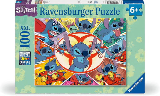Ravensburger Disney Stitch Kinderpuzzle - Premium Qualität für Kinder ab 5 Jahren - 3x49 Teile