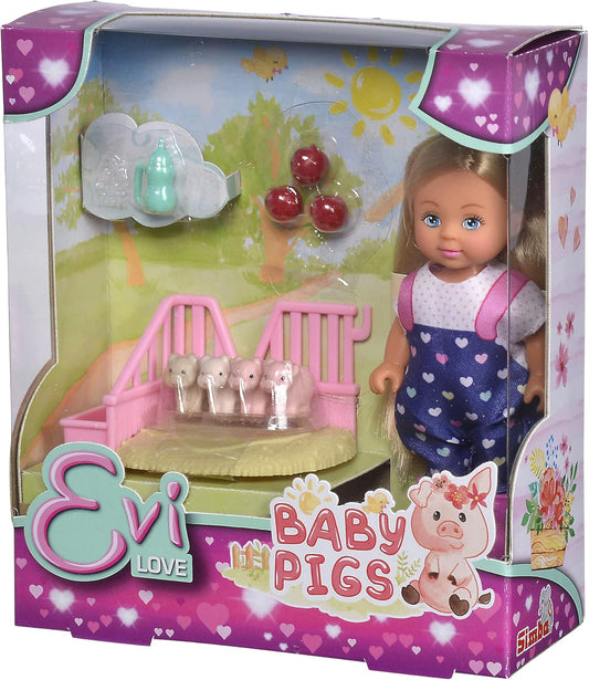 Simba Evi Love Baby Pigs - Puppe mit Babyschweinen