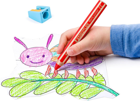 STAEDTLER Noris junior 140 3-in-1 Set 12 Stifte + Spitzer