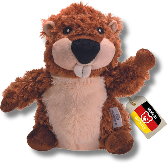 welliebellies® Wärmetier Biber groß - Kuscheltier mit Wärmekissen