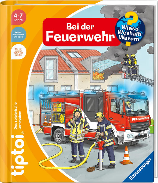 Ravensburger tiptoi Bei der Feuerwehr – Wieso? Weshalb? Warum?