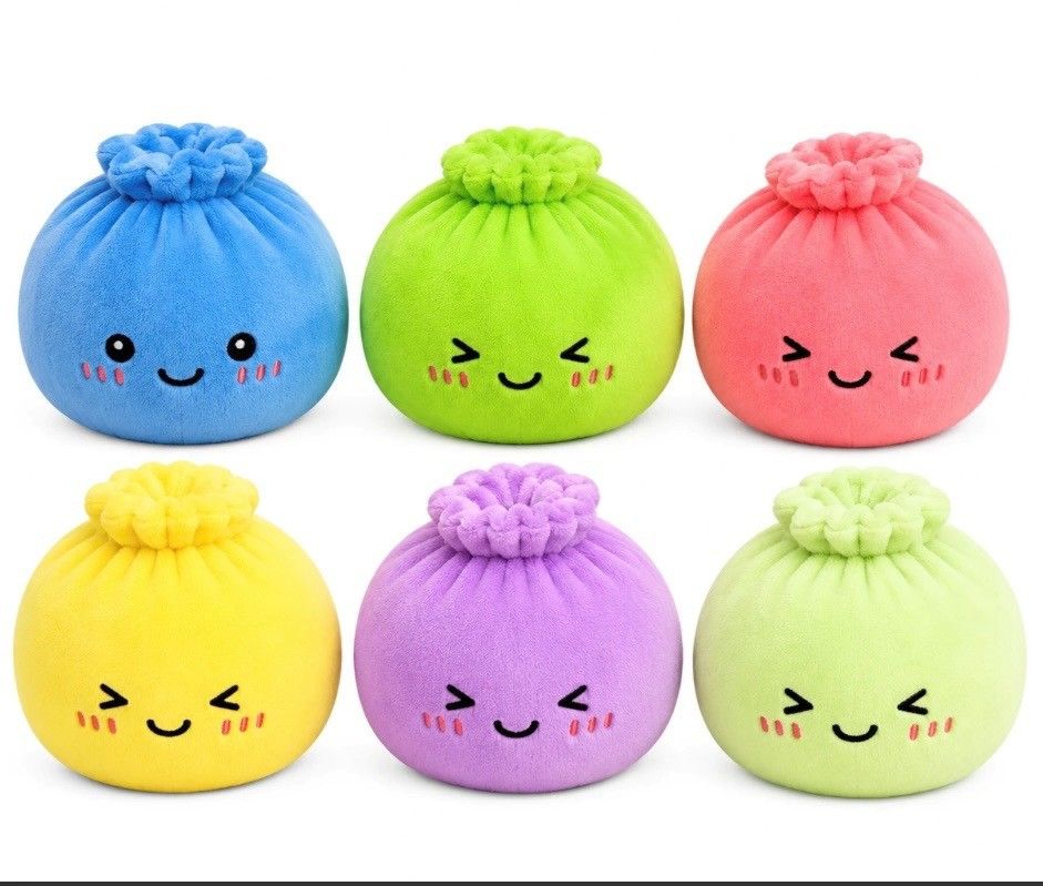 Johntoy Slowrise Dumpling Plüsch – 1 Artikel, Design zufällig