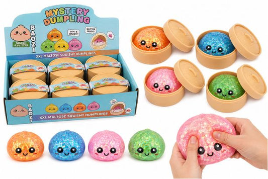 Surprise Squishy Dumpling XXL – 1 Design zufällig