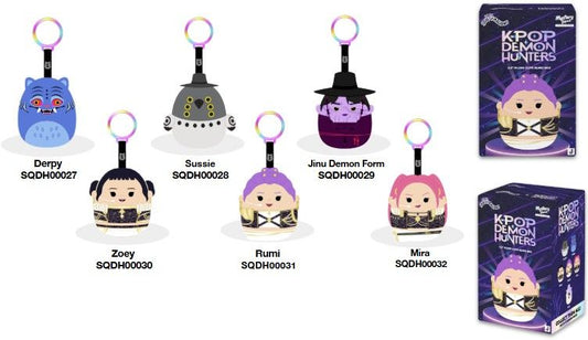 Squishmallows KPop Demon Hunters Anhänger, 1 Stück, Zufallsdesign