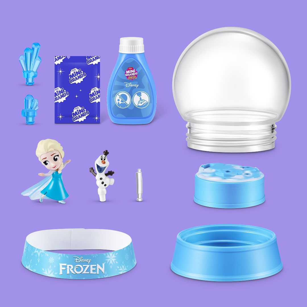 ZURU Mini Brands Disney Schneekugel Bastelset 1 von 9 Designs zufällig