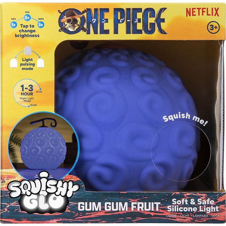 Paladone One Piece Gum-Gum-Frucht Silikon-Nachtlicht, 15 cm