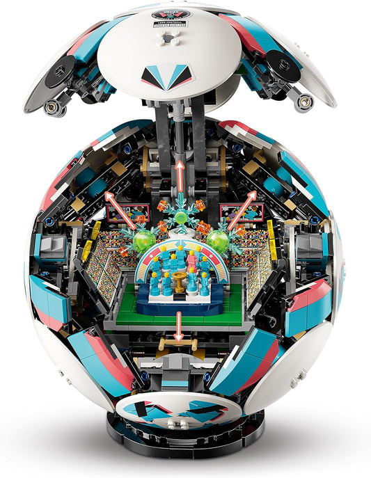 LEGO Editions Fußball - 3D Modell mit Mini-Stadion ab 10 Jahren