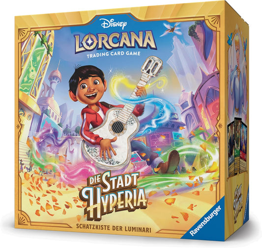 Disney Lorcana Die Stadt Hyperia – Schatzkiste der Luminari