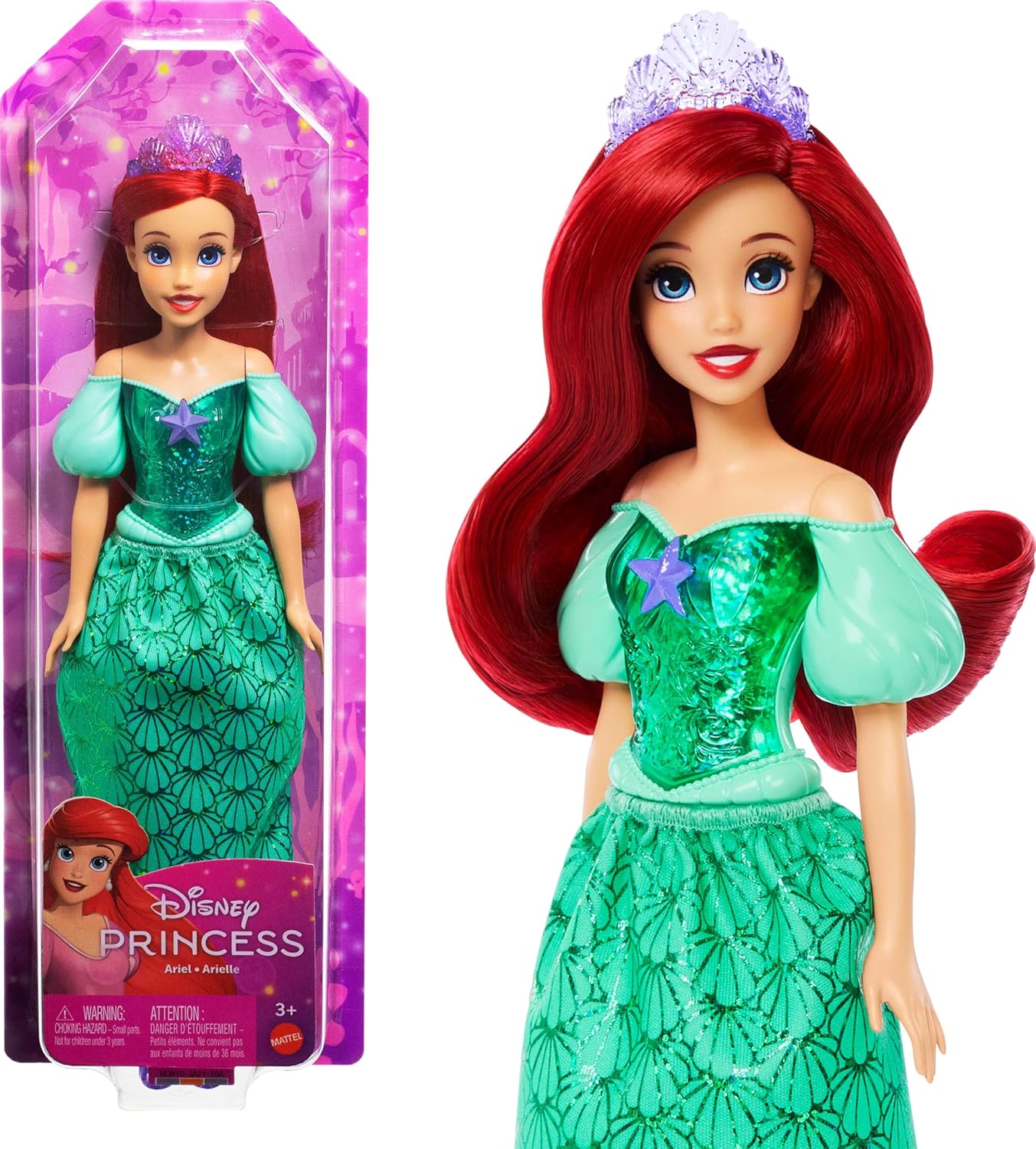 Disney Princess Ariel Puppe - Mattel Spielzeug
