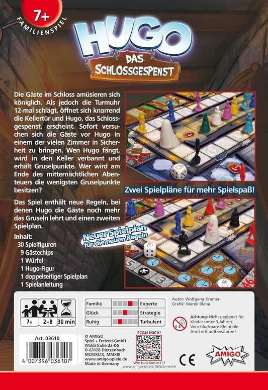 AMIGO HUGO Das Schlossgespenst Brettspiel (03610)
