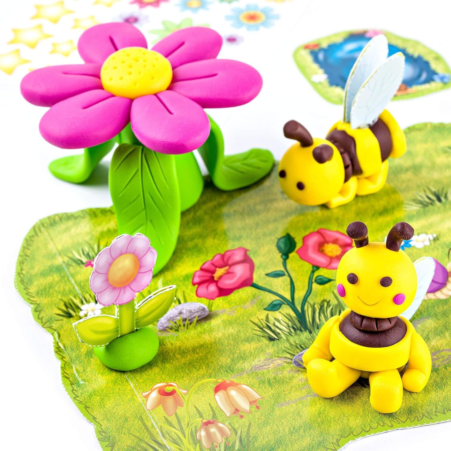 FIMO Kids Form & Play Happy Bees - Kreativ-Set zum Kneten
