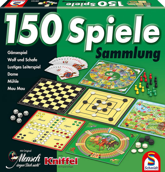 Spielesammlung 150 Spiele - Kompakt & Vielseitig