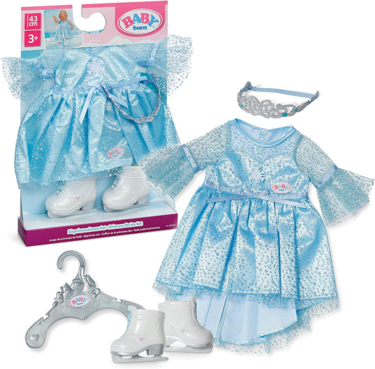 BABY born Eisprinzessinnen Set hellblau 43cm – Zapf Creation