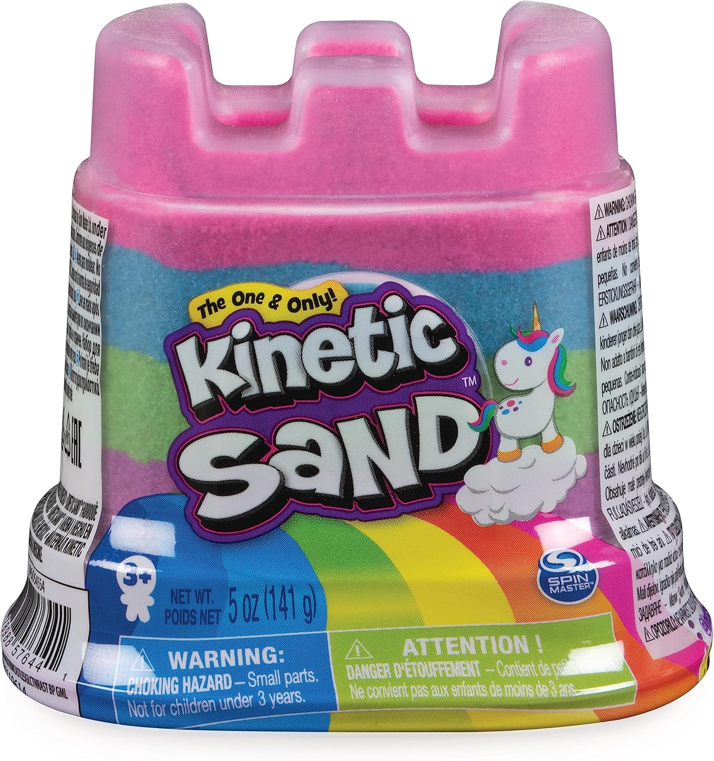 Kinetic Sand Rainbow Unicorn Castle 141g Burgförmchen