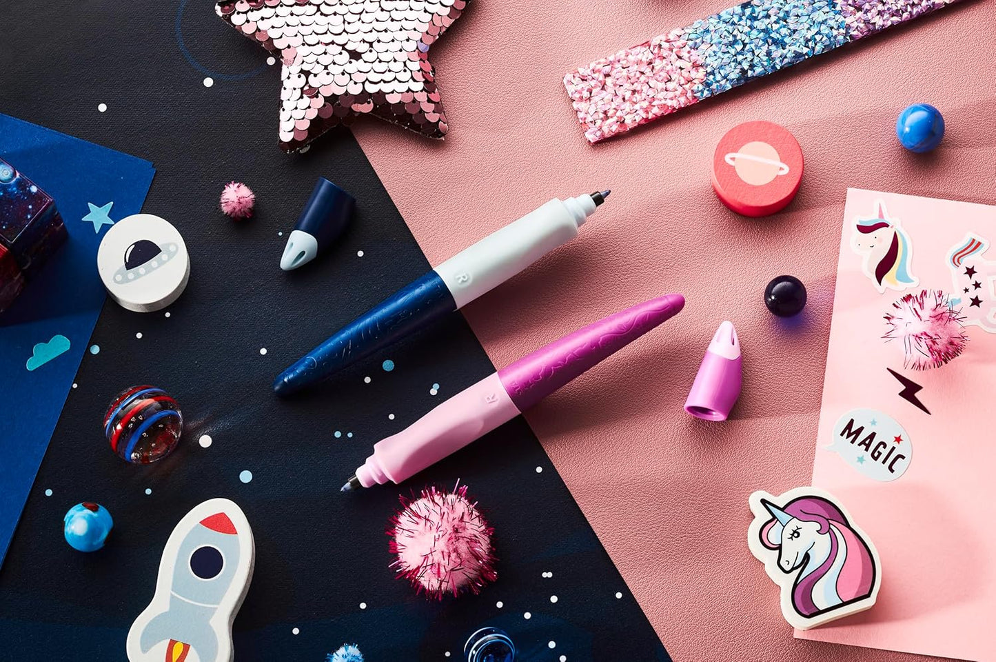 STABILO EASYoriginal 3D DreamWorld Tintenroller pink Links