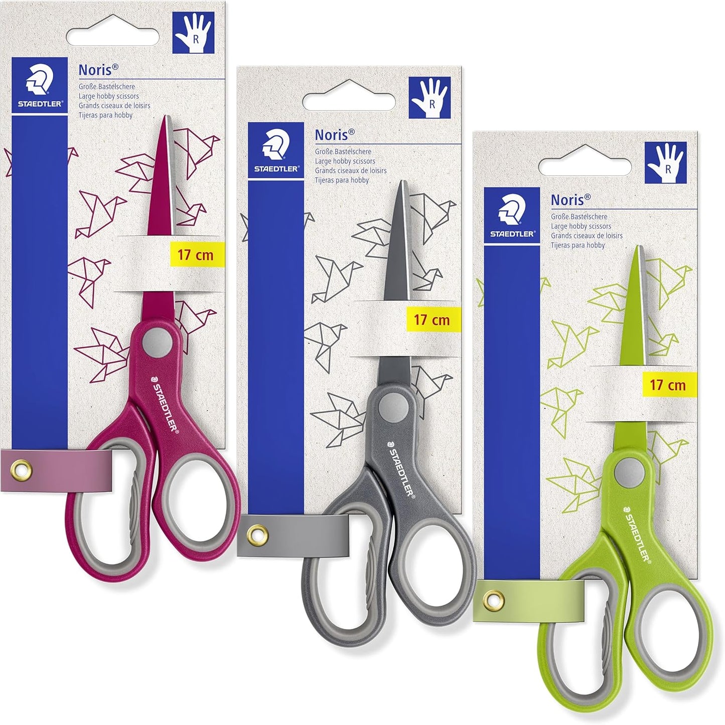 STAEDTLER Noris 965 Bastelschere 17 cm – Farbe zufällig