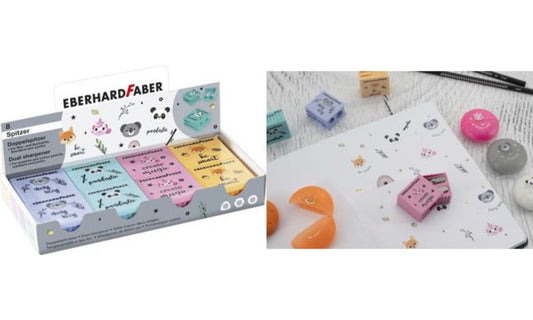 EBERHARD FABER Doppelspitzdose Animal – 1 zufällig