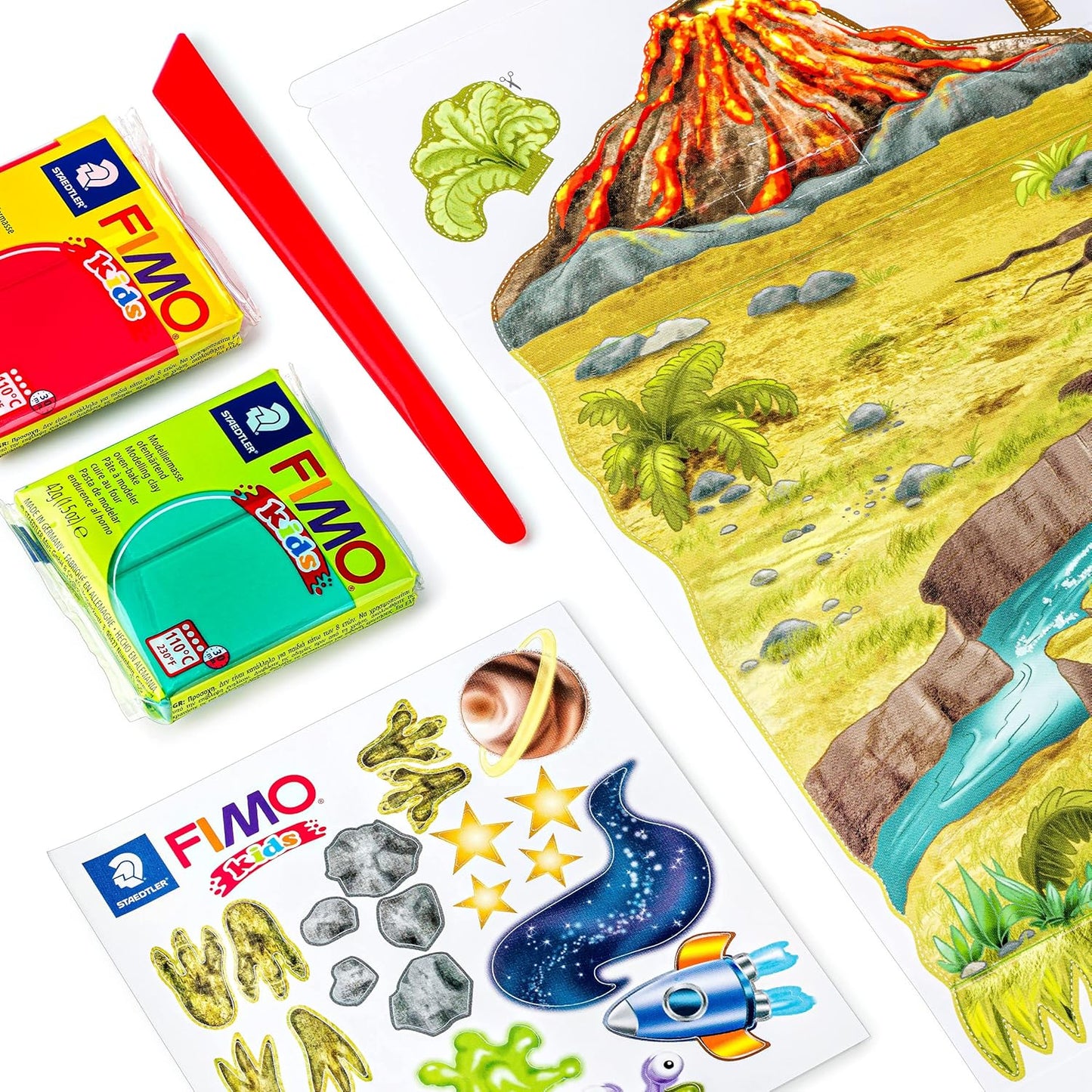 FIMO Kids Form & Play Dino Set - Kreative Knete zum Spielen