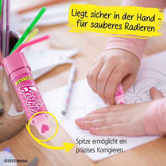 Barbie 1x Lipstick Radierer - Radiergummi in Lippenstift-Form