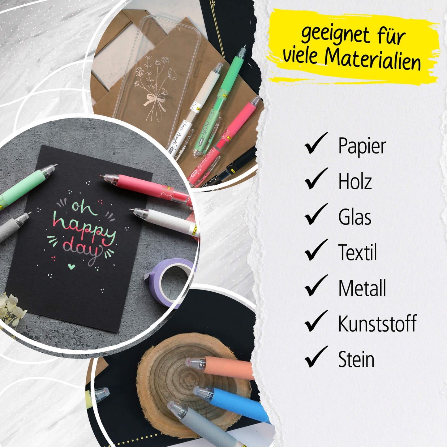 ONLINE Calli.Brush Acrylic Liner Koralle 1mm Spitze 12 Farben