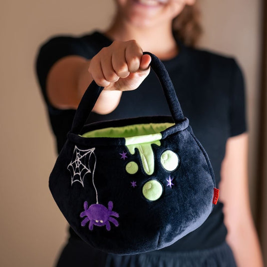 LEGAMI Trick or Treat Cauldron Halloween-Süßigkeitentasche
