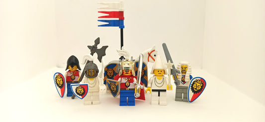 LEGO® Sortiment Minifiguren 5x Castle Kingdoms Löwenritter mit Schwert und Schild