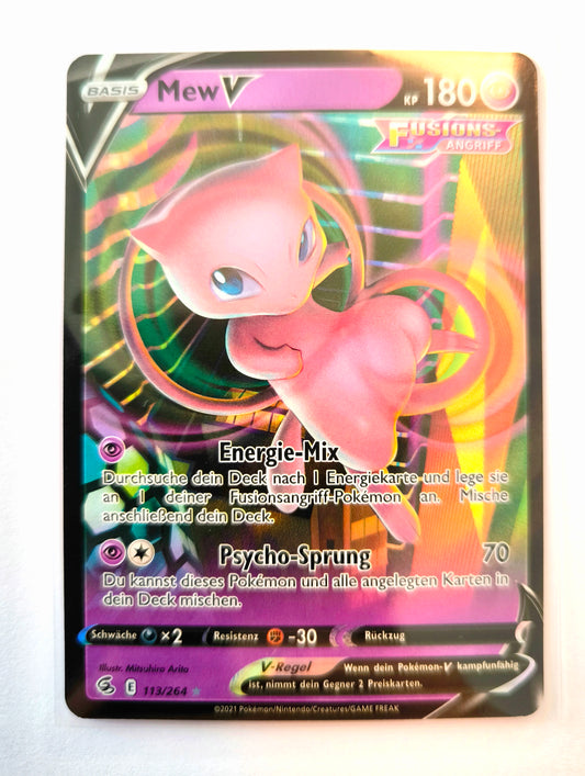 Pokemon Karte Mew V
Full-Art Ultra Rare 113/264