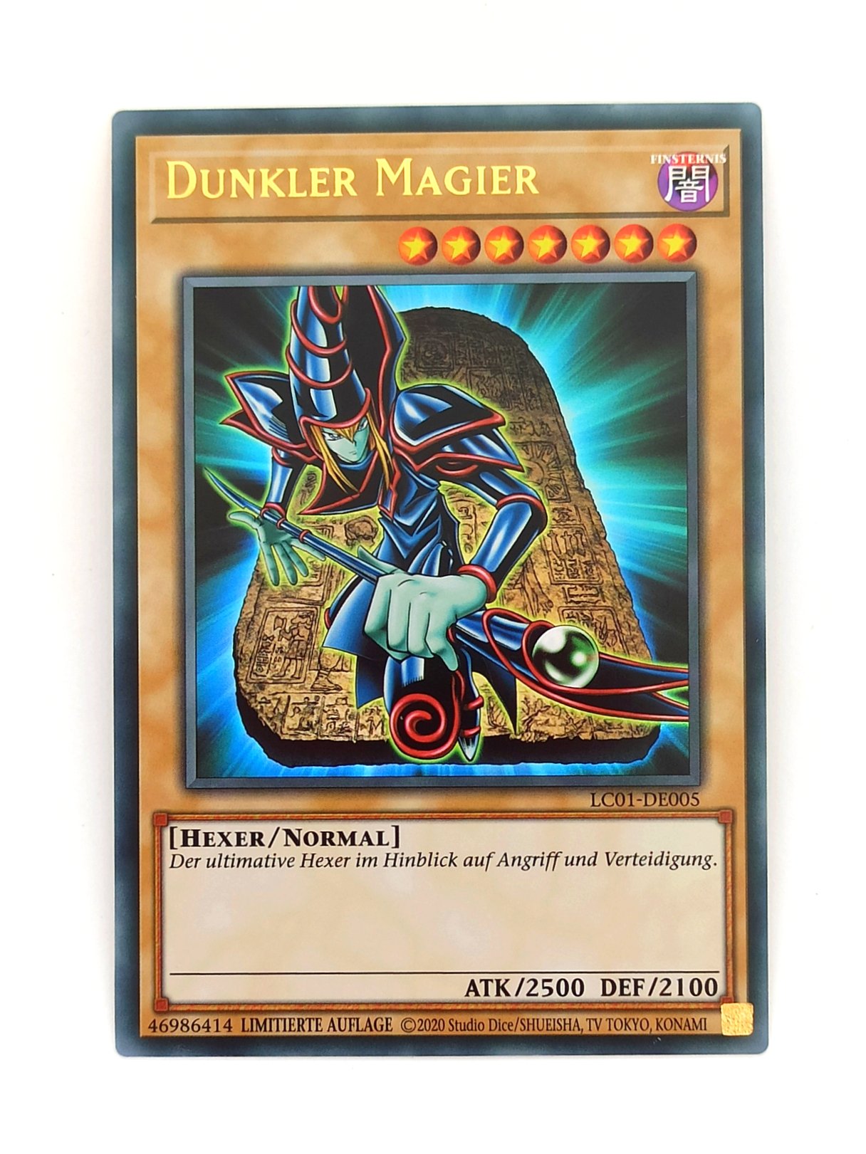 Yu-Gi-Oh! Dunkler Magier
- LC01-DE005 - Limitierte Auflage - Ultra Rare