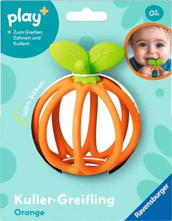 Kuller-Greifling Orange - Motorik-Spielzeug für Babys ab 6 Monaten