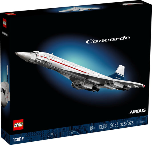 LEGO® Icons 10318 Concorde - Legendäres Überschallflugzeug