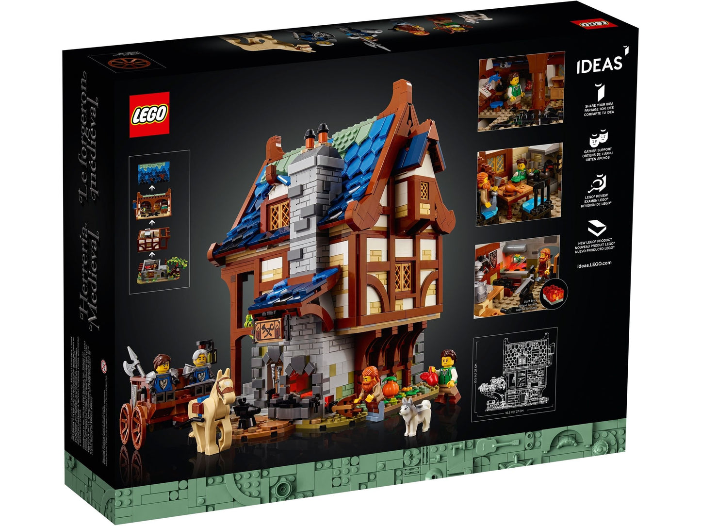 LEGO® Ideas 21325 Mittelalterliche Schmiede - 2164 Teile