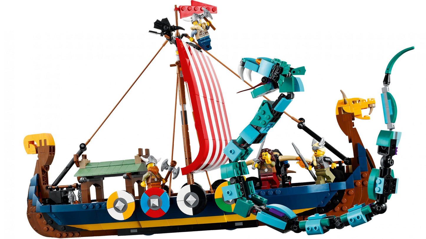 LEGO® Creator 31132 Wikingerschiff mit Midgardschlange - 1192 Teile